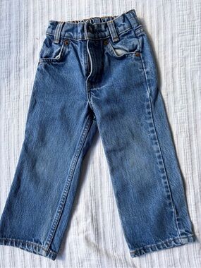Vintage Orange Tab Levi's Kids Jeans
